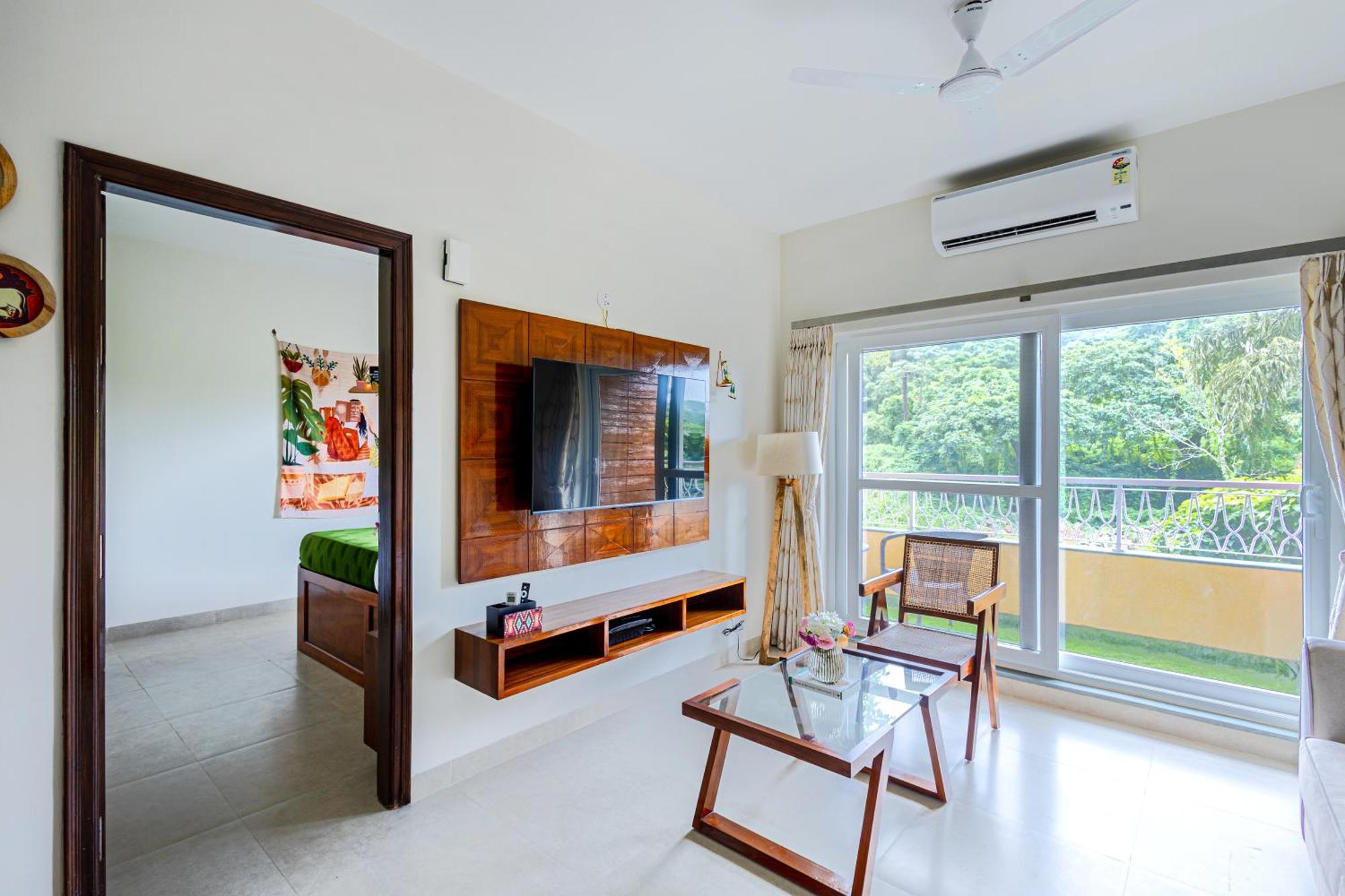 Alaya Stays 1 Bhk With Balcony & Pool - Veera Marina Candolim Buitenkant foto
