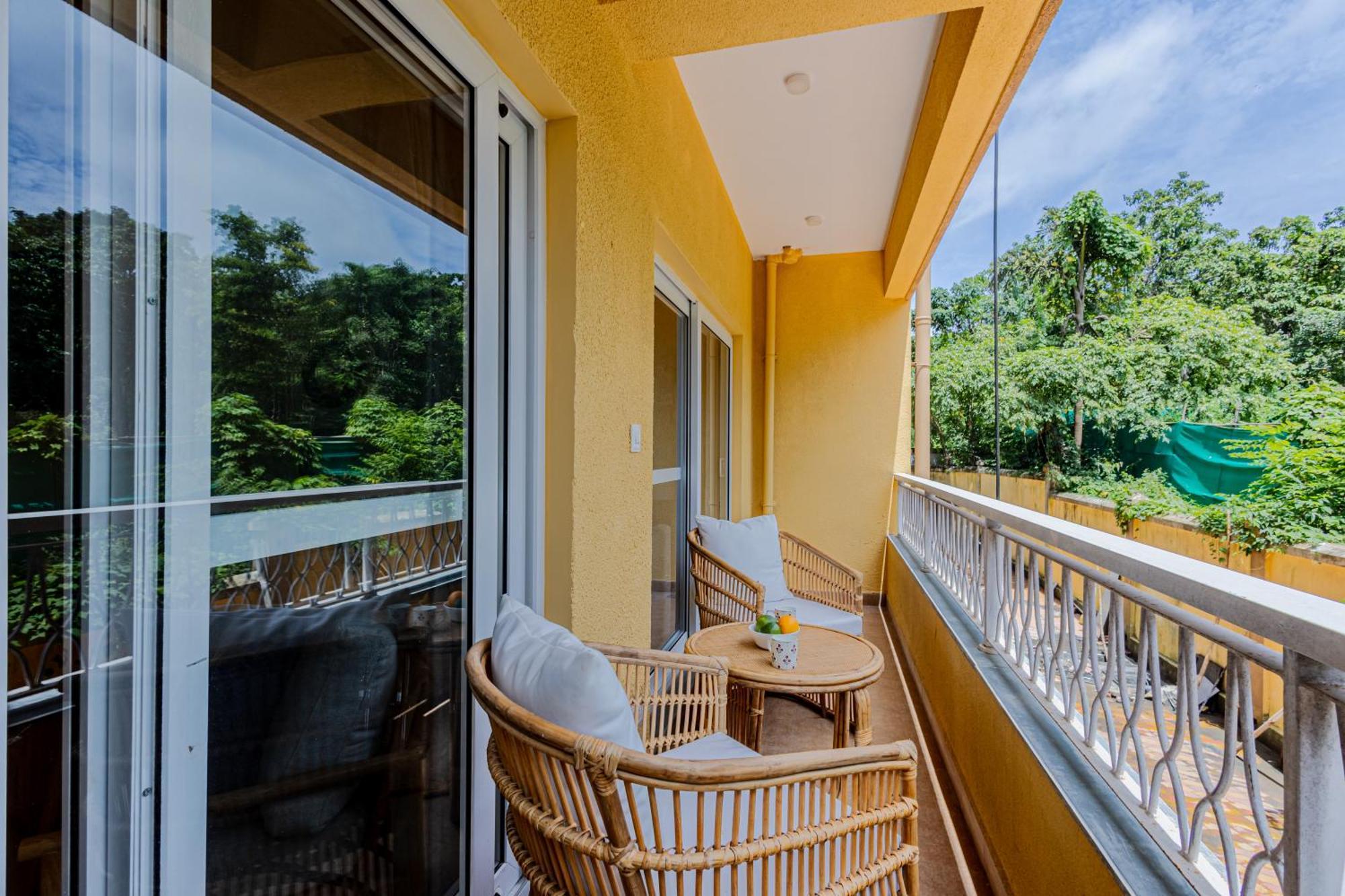 Alaya Stays 1 Bhk With Balcony & Pool - Veera Marina Candolim Buitenkant foto