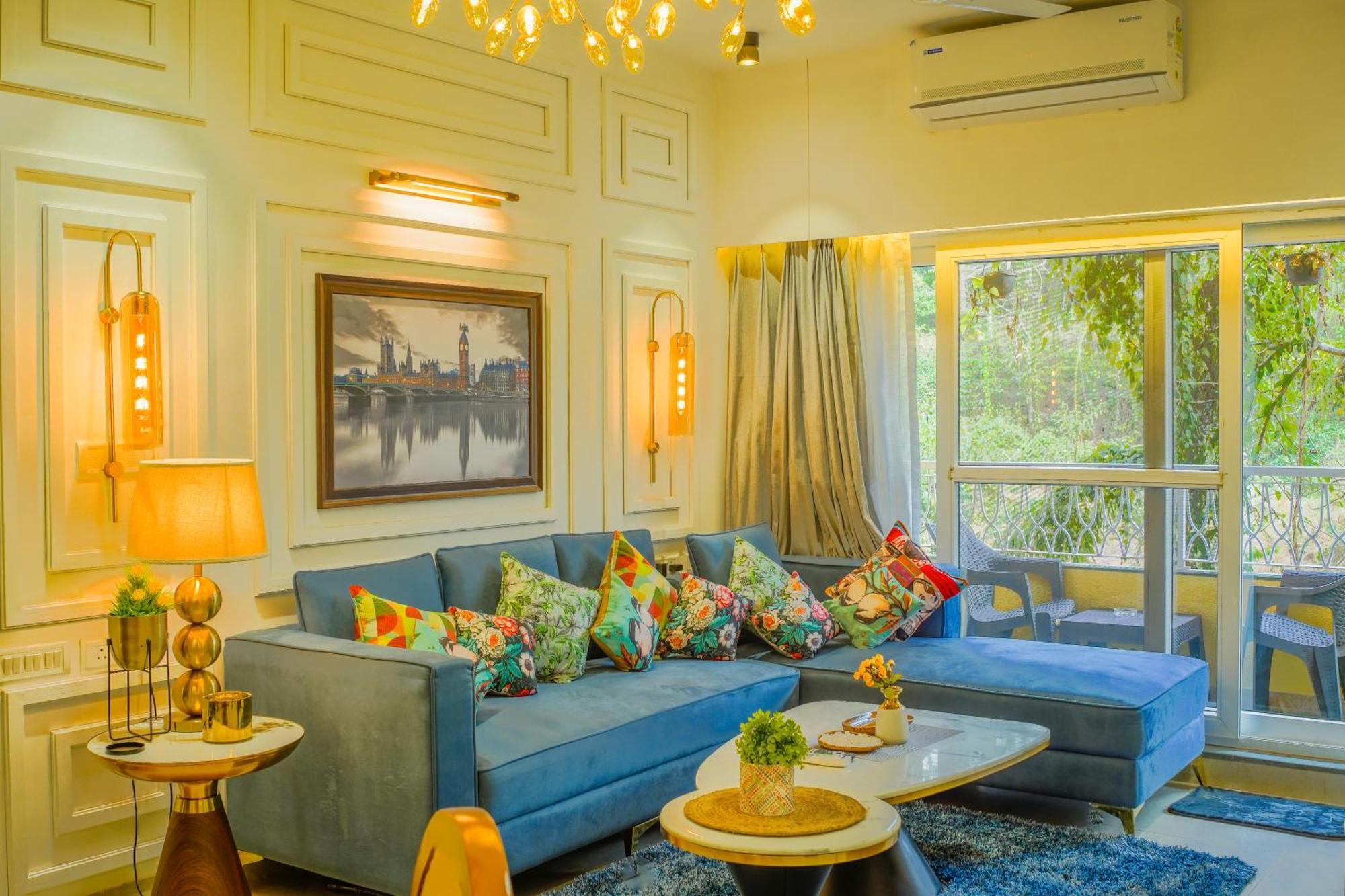 Alaya Stays 1 Bhk With Balcony & Pool - Veera Marina Candolim Buitenkant foto